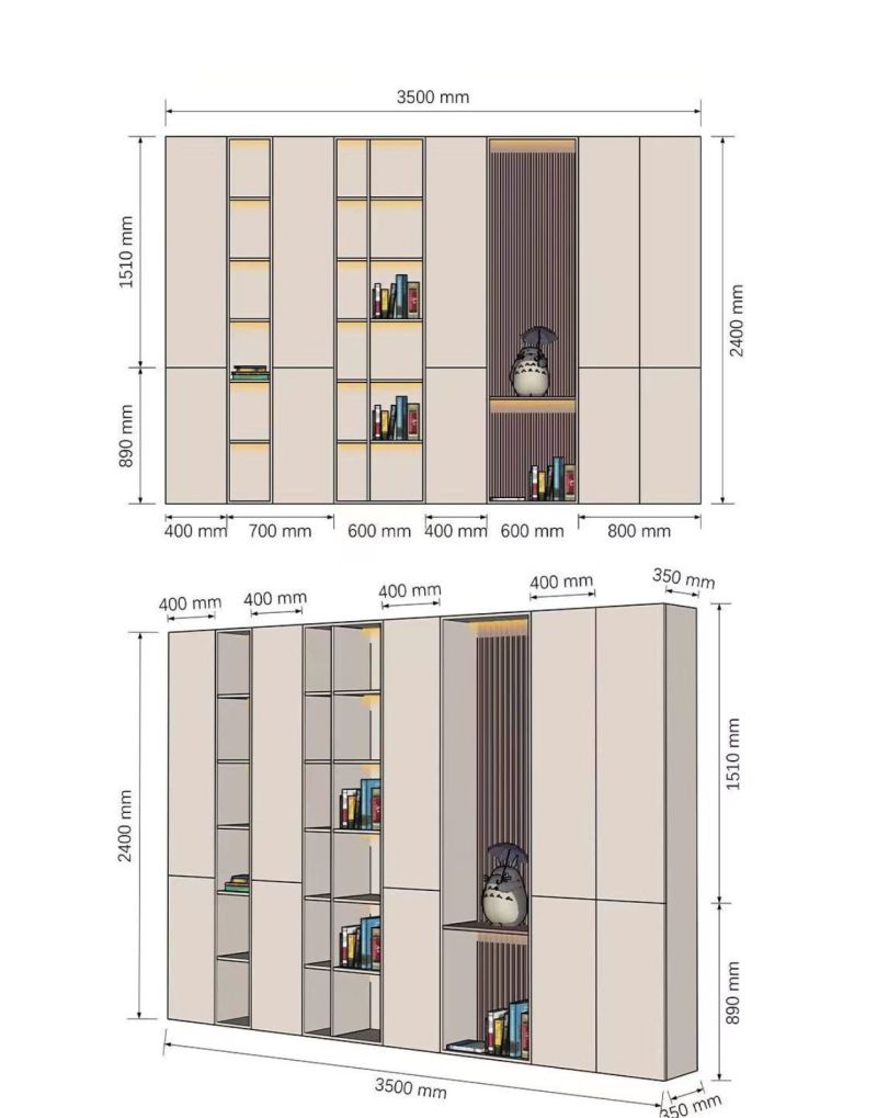 那些好看又实用定制书柜都长什么样子？ - 家居知识
