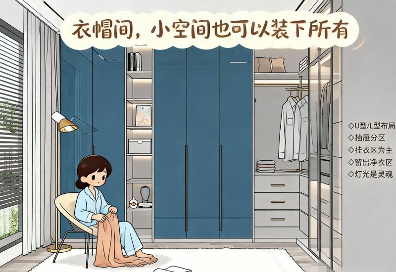 4㎡迷你衣帽间，装下买手店级收纳梦想