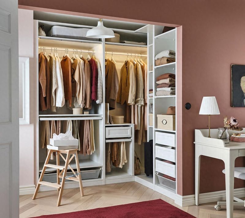 国际品牌极简风成品衣柜推荐，现代装修与实用收纳的完美结合