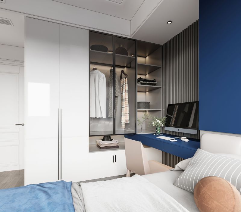 8㎡次卧封神！榻榻米衣柜书桌一体，一个房间顶三个用 - 家居知识