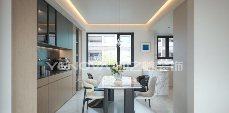 唐山枫丹公馆180平方米现代轻奢风格装修效果案例|业之峰装饰 - 家居知识