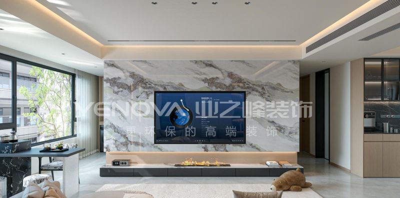 唐山枫丹公馆180平方米现代轻奢风格装修效果案例|业之峰装饰 - 家居知识