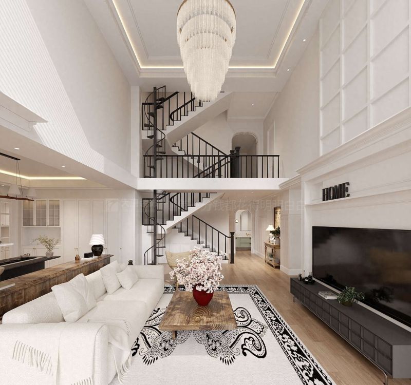 550㎡现代美式别墅设计，打造舒适社交生活空间