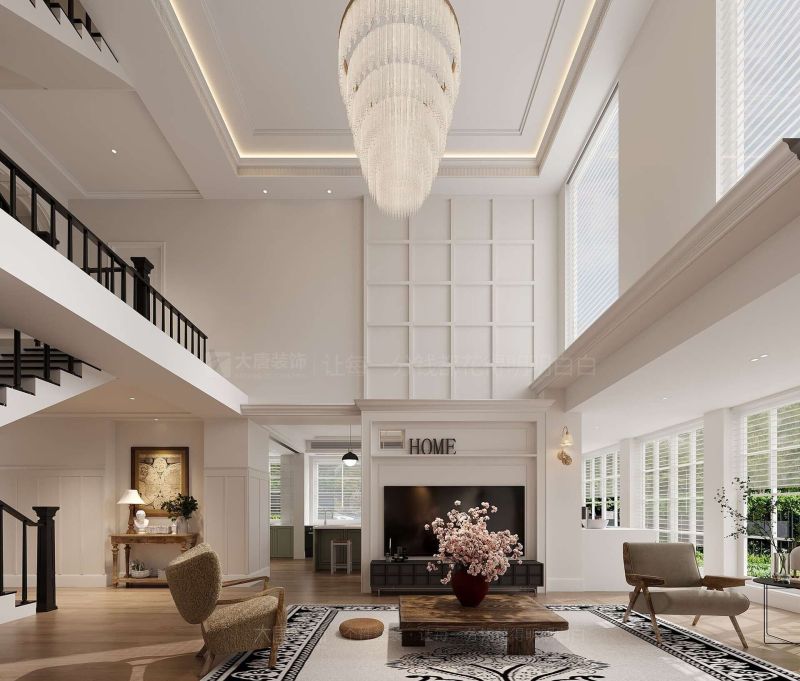 株洲装修设计：550㎡现代美式风格别墅装修，舒适社交场域 - 家居知识