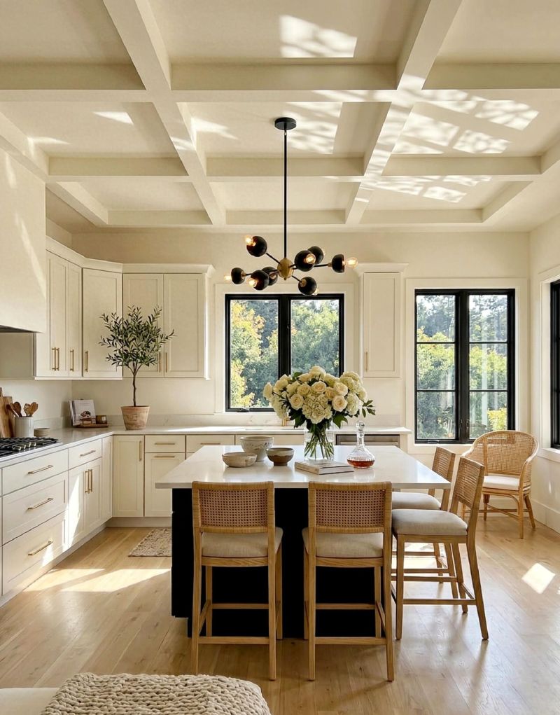 把阳光搬进厨房！自然美式开放式设计美到窒息