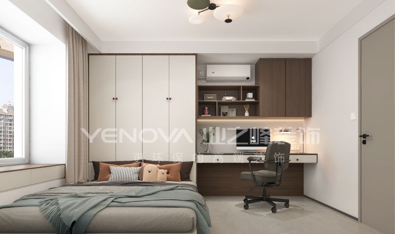 唐山新城澜樾府105平方米现代风格装修效果案例|业之峰装饰 - 家居知识