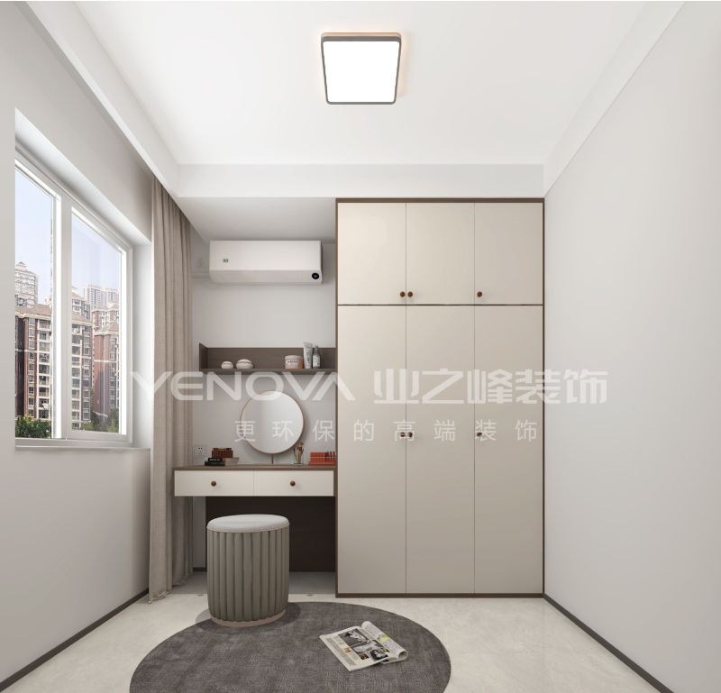 唐山新城澜樾府105平方米现代风格装修效果案例|业之峰装饰 - 家居知识