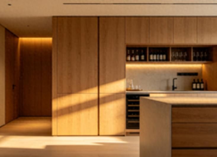 电视柜与背景墙一体化设计，空间美学的完美融合