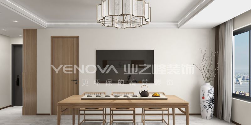 唐山甲第观澜127平方米新中式风格装修效果案例|业之峰装饰 - 家居知识