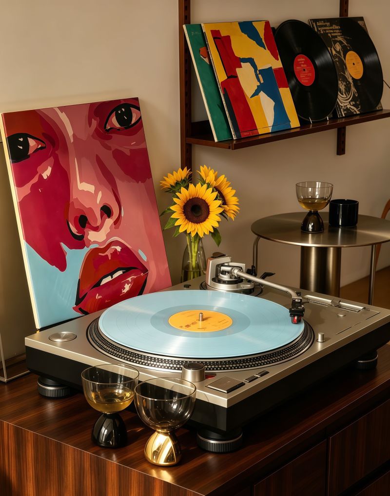 🔵90㎡｜中古+包豪斯唱片宅 - 家居知识