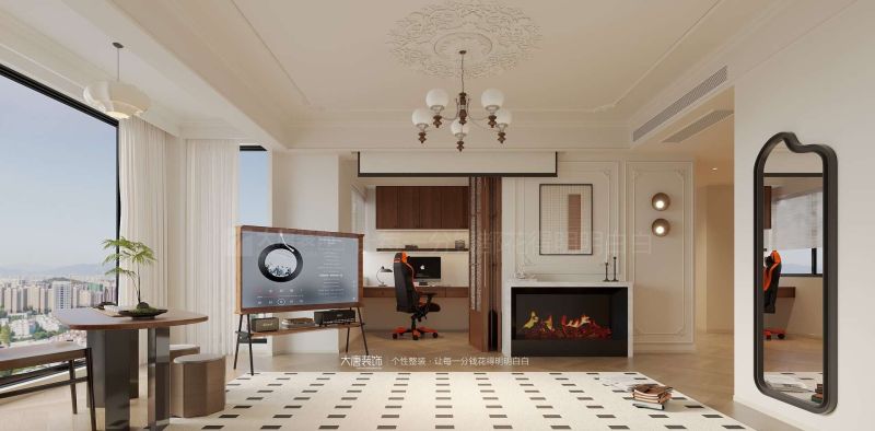 株洲装修设计：220㎡法式中古风装修，克制不失层次感 - 家居知识