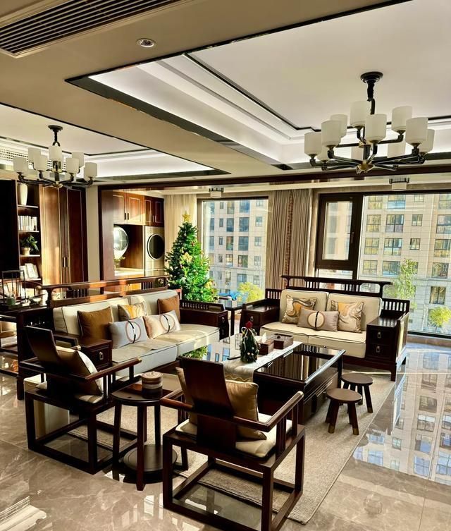 这是我见过最好看的新中式美家，进门就不愿离开，非常温馨干净 - 家居知识