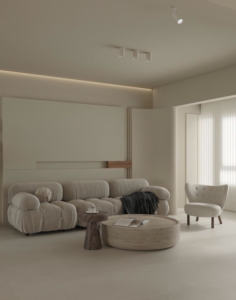 把奶油风拿捏了！现代奶油风 - 家居知识