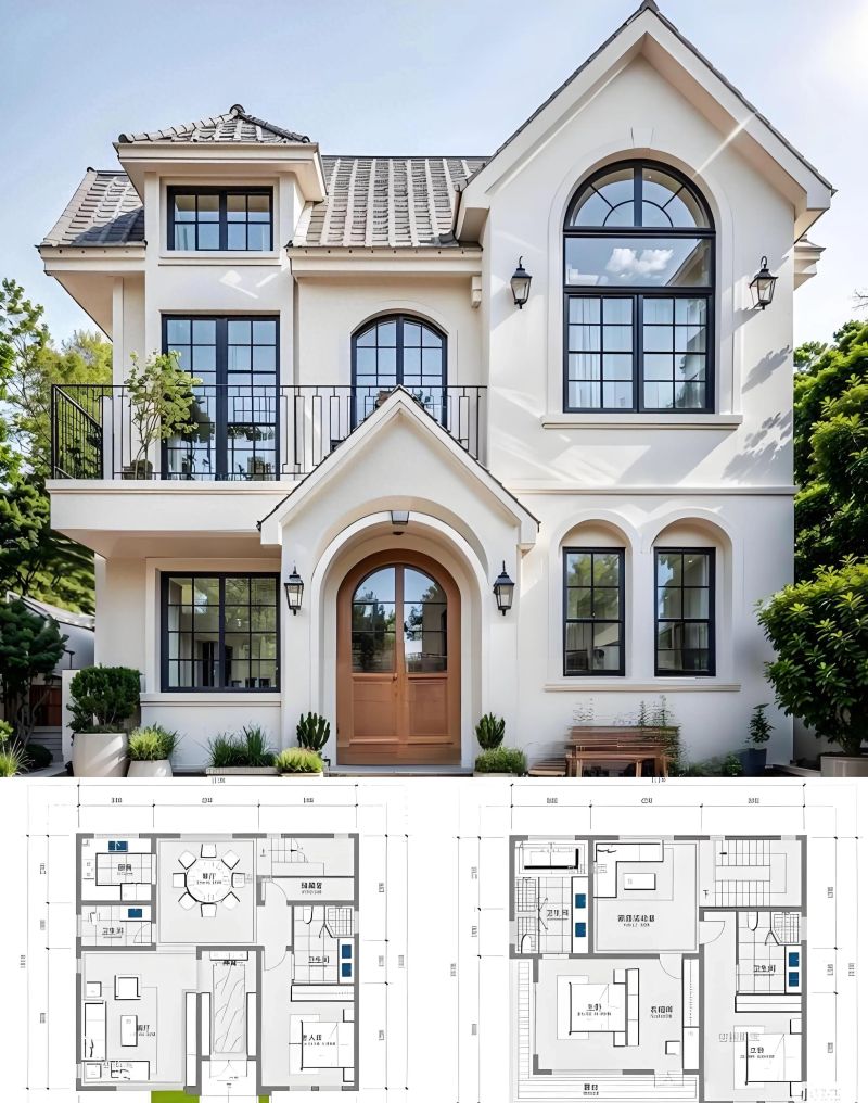 美式慵懒，法式温柔，两层独栋，藏进生活所有浪漫！ - 家居知识