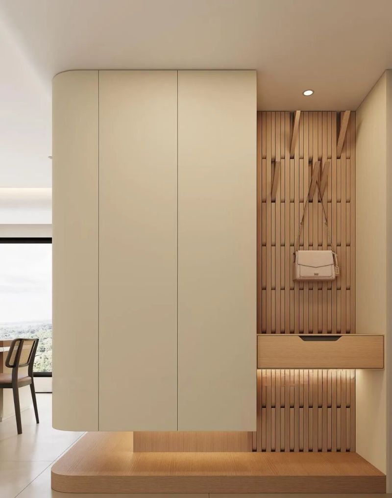 【蒂莱斯家居】玄关不凑合！奶咖原木鞋柜，进门就赢在颜值起跑线 - 家居知识