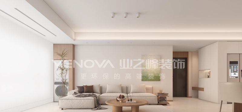 唐山文旅·金地113平方米原木奶油风格装修效果案例|业之峰装饰 - 家居知识