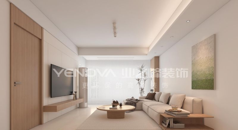 唐山文旅·金地113平方米原木奶油风格装修效果案例|业之峰装饰 - 家居知识