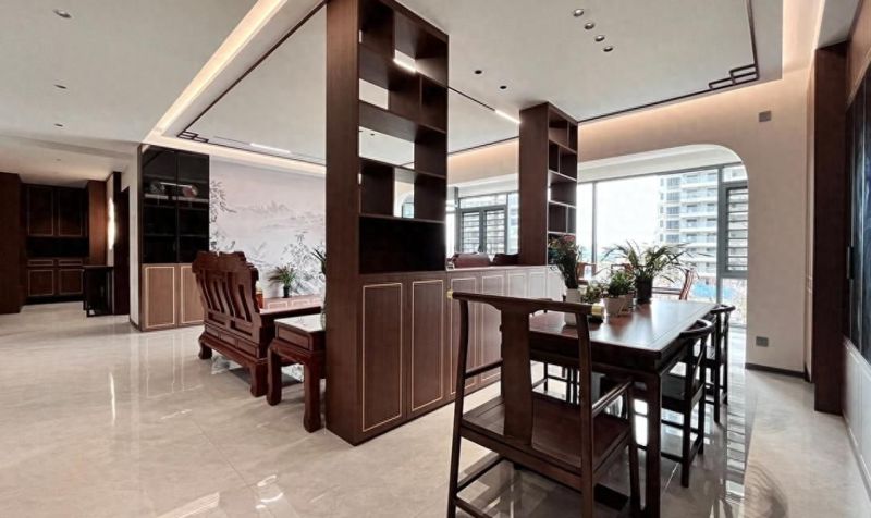 2026钦州星悦湾230㎡新中式大平层装修案例，温润东方意境，4月完美竣工