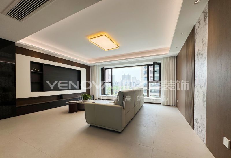 唐山湖岸缇香130平方米现代轻奢风格实景装修效果案例|业之峰装饰 - 家居知识