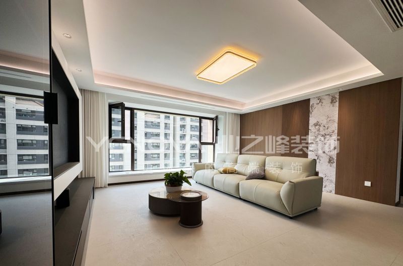 唐山湖岸缇香130平方米现代轻奢风格实景装修效果案例|业之峰装饰 - 家居知识