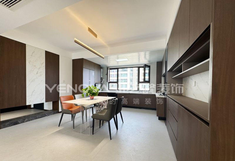 唐山湖岸缇香130平方米现代轻奢风格实景装修效果案例|业之峰装饰 - 家居知识