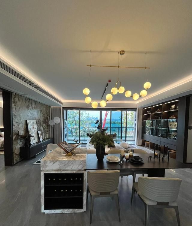 172m²现代意式，客餐厅大横厅，越看越大气 - 家居知识