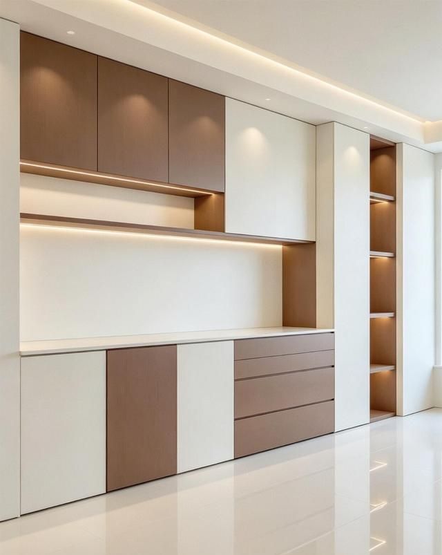 奶油中古风硬装落地，效果越看越耐看 - 家居知识