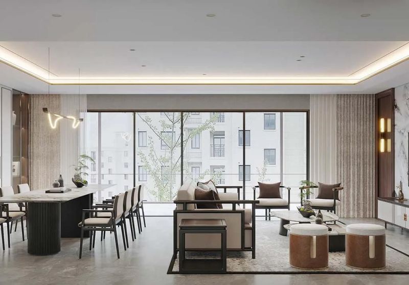 300㎡禅意新中式|素雅幽静，治愈所有焦虑 - 家居知识