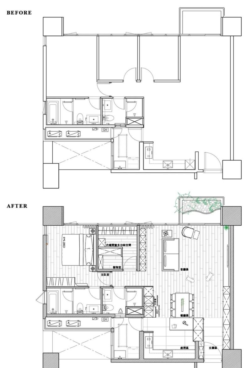 99㎡浅光灰调小家，轻奢不刻意，住着巨舒服 - 家居知识