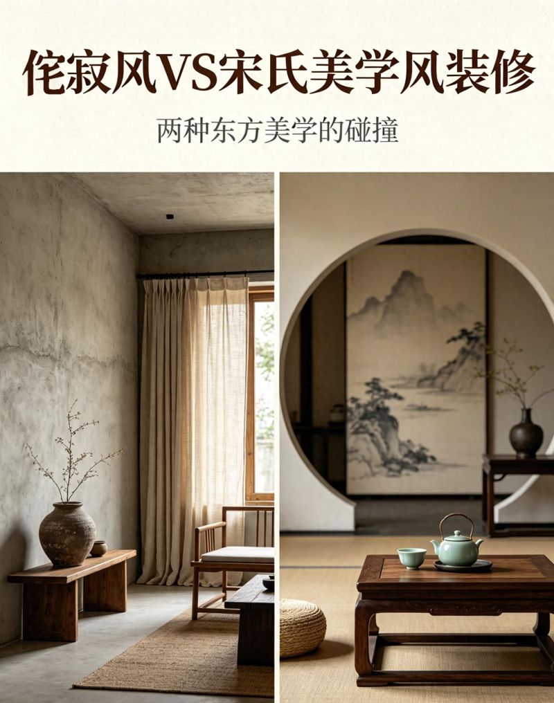 侘寂风与宋氏美学，东方极简的两种境界