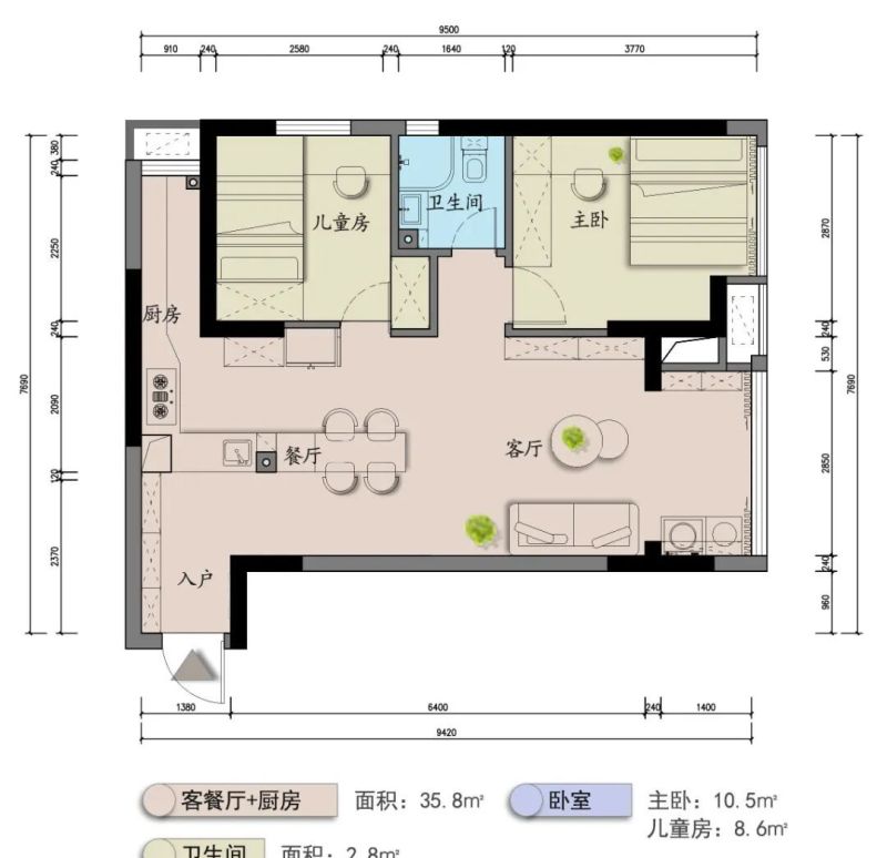 不止翻新，更是重塑：南坪协信城15 年老房的奶油原木治愈记 - 家居知识