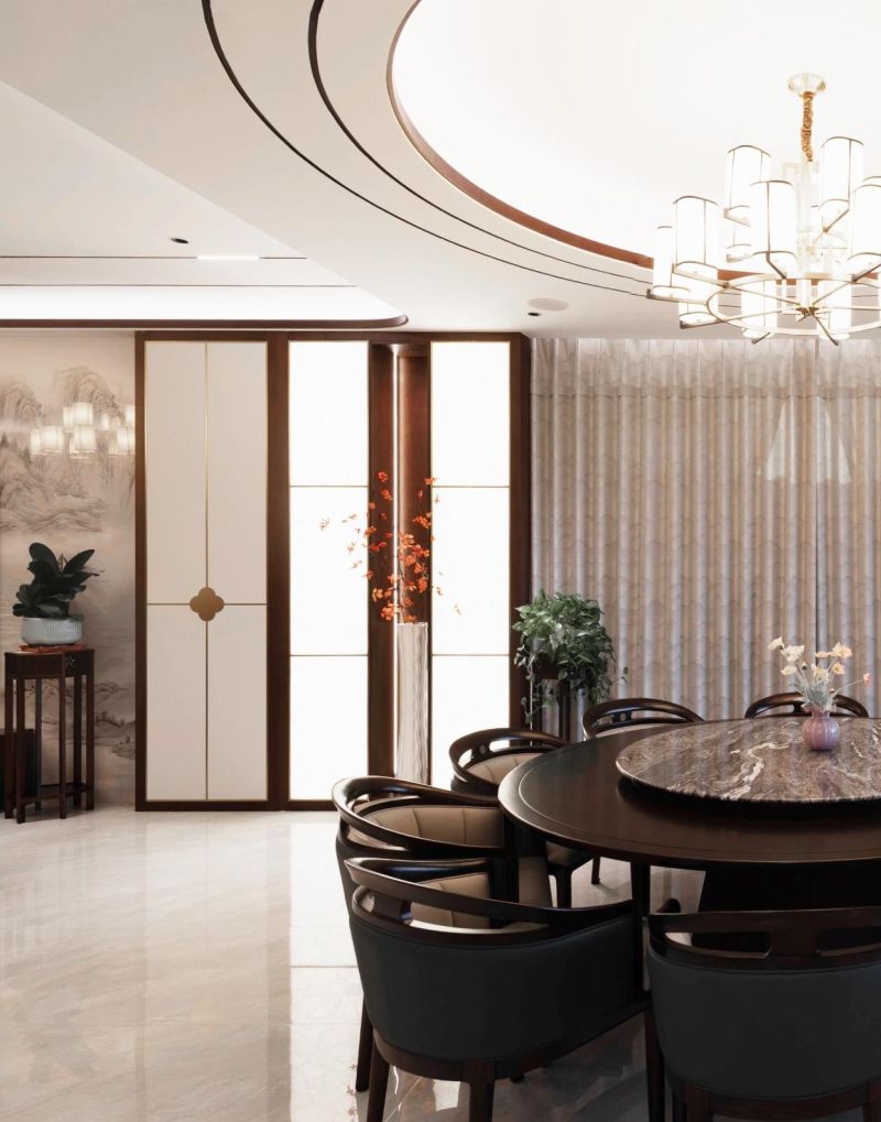 270m²新中式家居,梦天木作演绎东方禅意之美 梦天木作案例丨270m²新中式,畅享东方禅意 - 家居知识