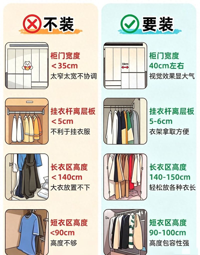 定制衣柜避坑指南，这样选不花冤枉钱！