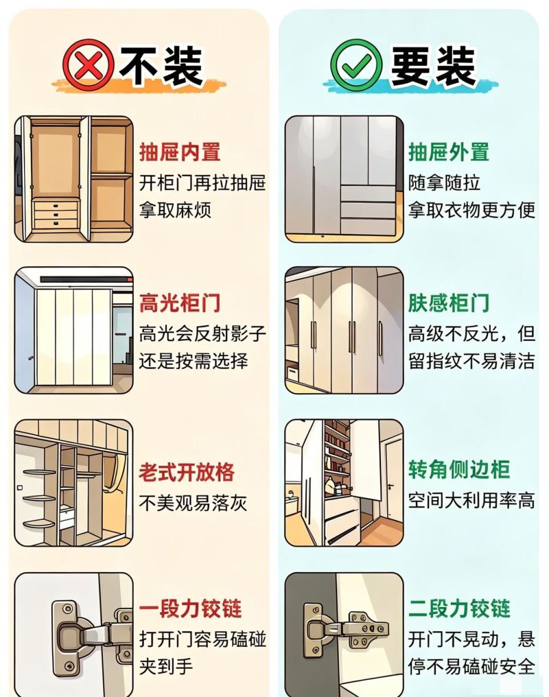 定制衣柜避坑指南,这样选不花冤枉钱! 抄作业,定制衣柜看这一篇就够了!拒绝当冤大头! - 家居知识