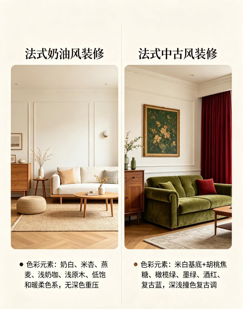 同款法式不同气质｜奶油风 & 中古风选型指南 - 家居知识