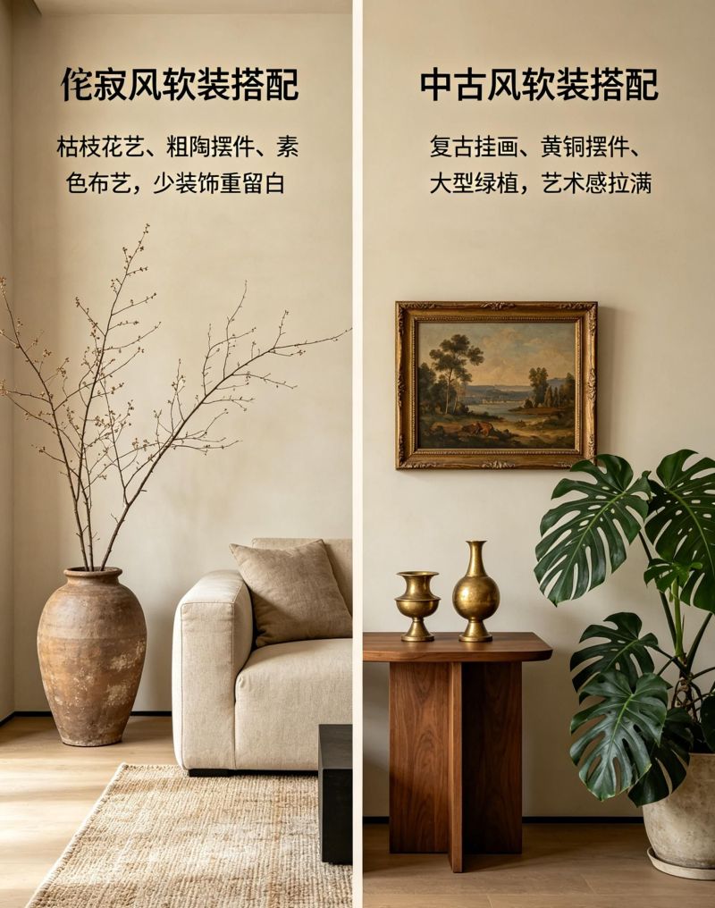 清冷侘寂 VS 复古中古｜两种家居美学封神 - 家居知识