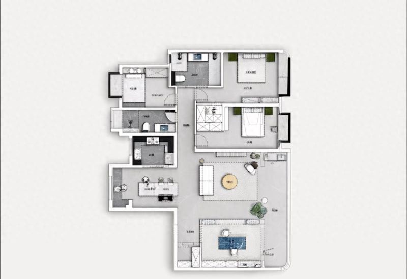 放弃网红装修的175㎡自然中古风家，越住越有味道