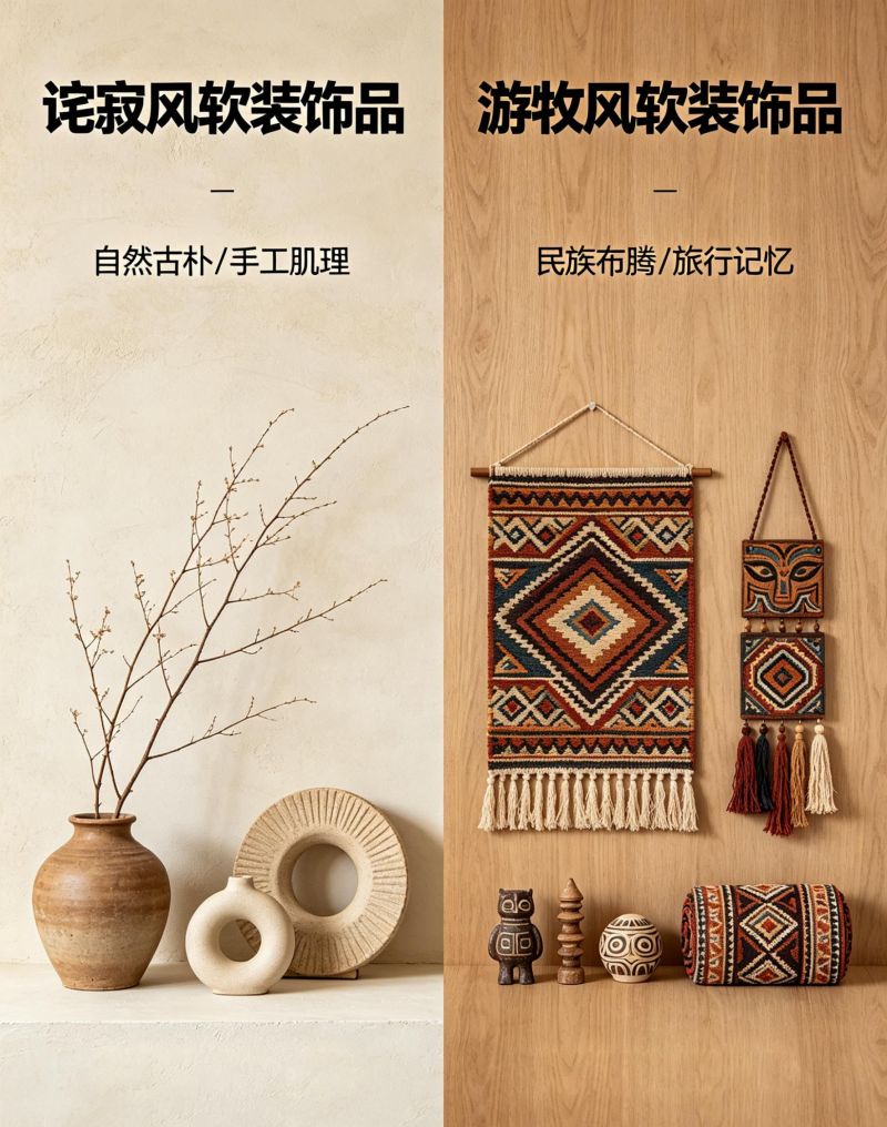 小众自然风装修,一文读懂侘寂风与游牧风的核心差异 小众自然风装修|侘寂与游牧风核心区别 - 家居知识