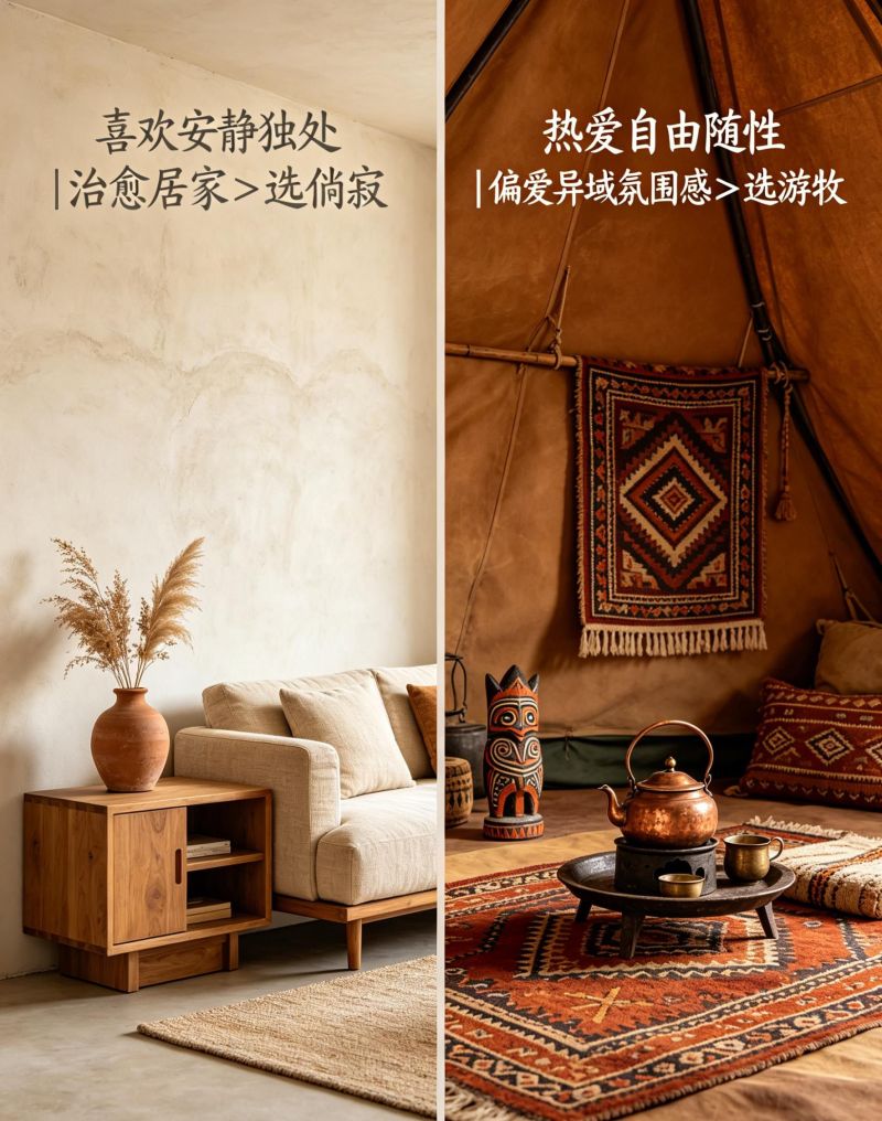 小众自然风装修,一文读懂侘寂风与游牧风的核心差异 小众自然风装修|侘寂与游牧风核心区别 - 家居知识