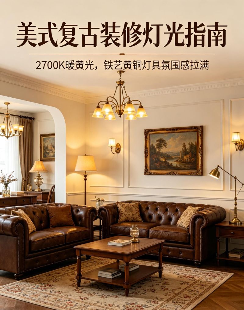 提炼美式复古装修核心,不堆砌,重质感 不堆砌重质感 美式复古装修精髓 - 家居知识