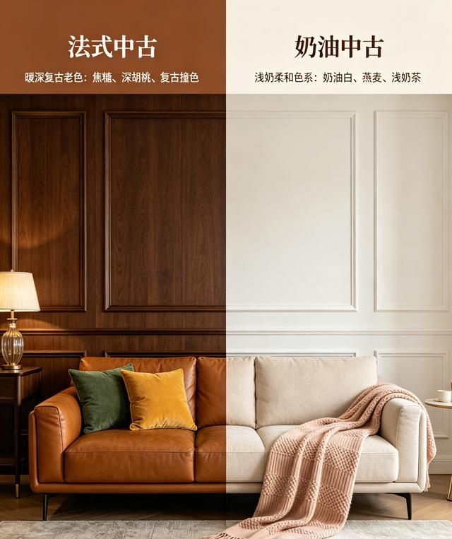 法式中古VS奶油中古,装修选款该pick谁? 装修选款纠结!法式中古 vs 奶油中古大对决 - 家居知识