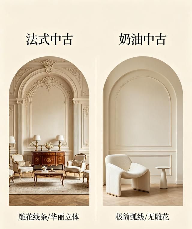 法式中古VS奶油中古,装修选款该pick谁? 装修选款纠结!法式中古 vs 奶油中古大对决 - 家居知识