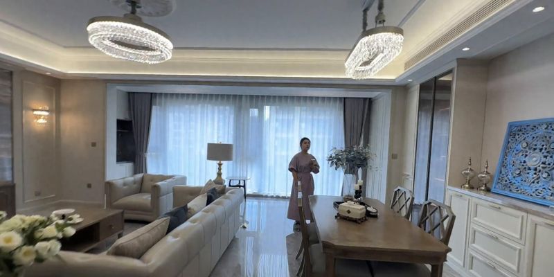 张夏设计总监打造165㎡绝美落地美式风