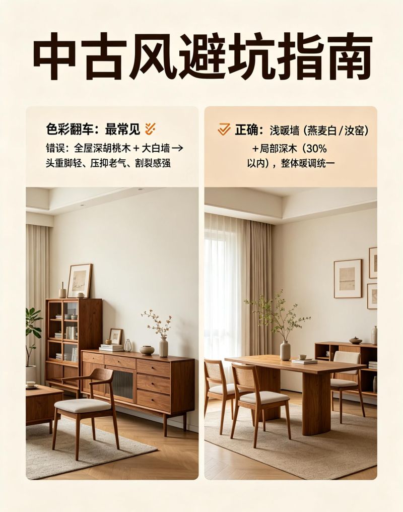 中古风装修避坑全流程解析 中古风装修全流程解析:如何避开90%的人都会犯的错 - 家居知识
