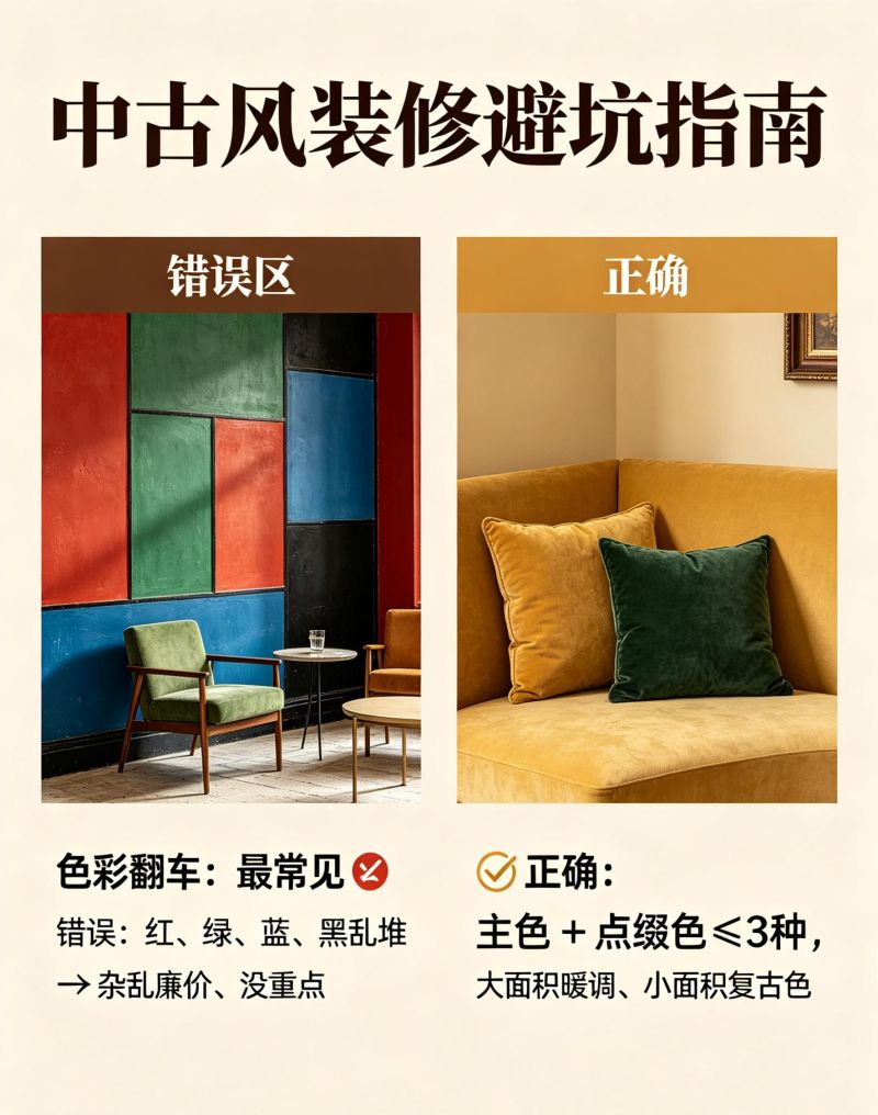 中古风装修避坑全流程解析 中古风装修全流程解析:如何避开90%的人都会犯的错 - 家居知识