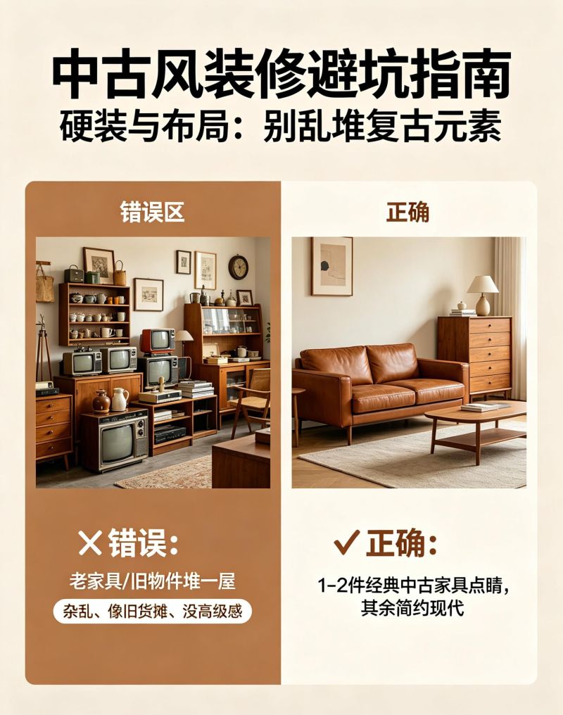 中古风装修避坑全流程解析 中古风装修全流程解析:如何避开90%的人都会犯的错 - 家居知识
