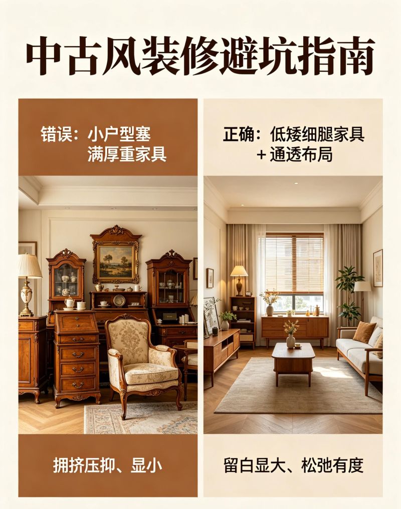 中古风装修避坑全流程解析 中古风装修全流程解析:如何避开90%的人都会犯的错 - 家居知识