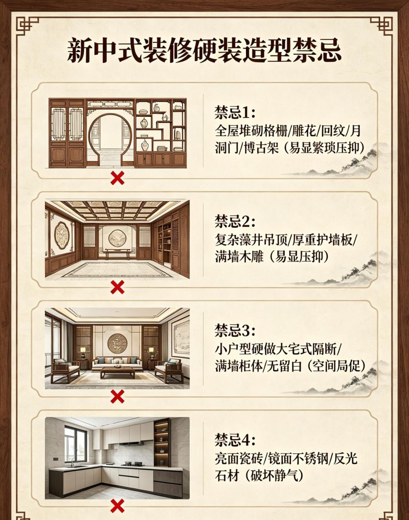 别乱装新中式!元素堆砌 = 老宅风踩雷 - 今日头条 别乱装新中式!元素堆砌 = 老宅风踩雷 - 家居知识