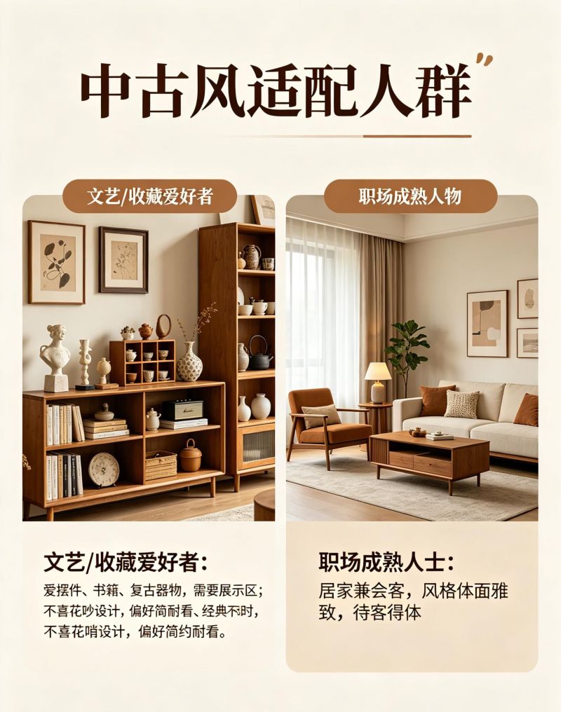 别瞎装！中古风适配户型 + 人群全解析 - 家居知识