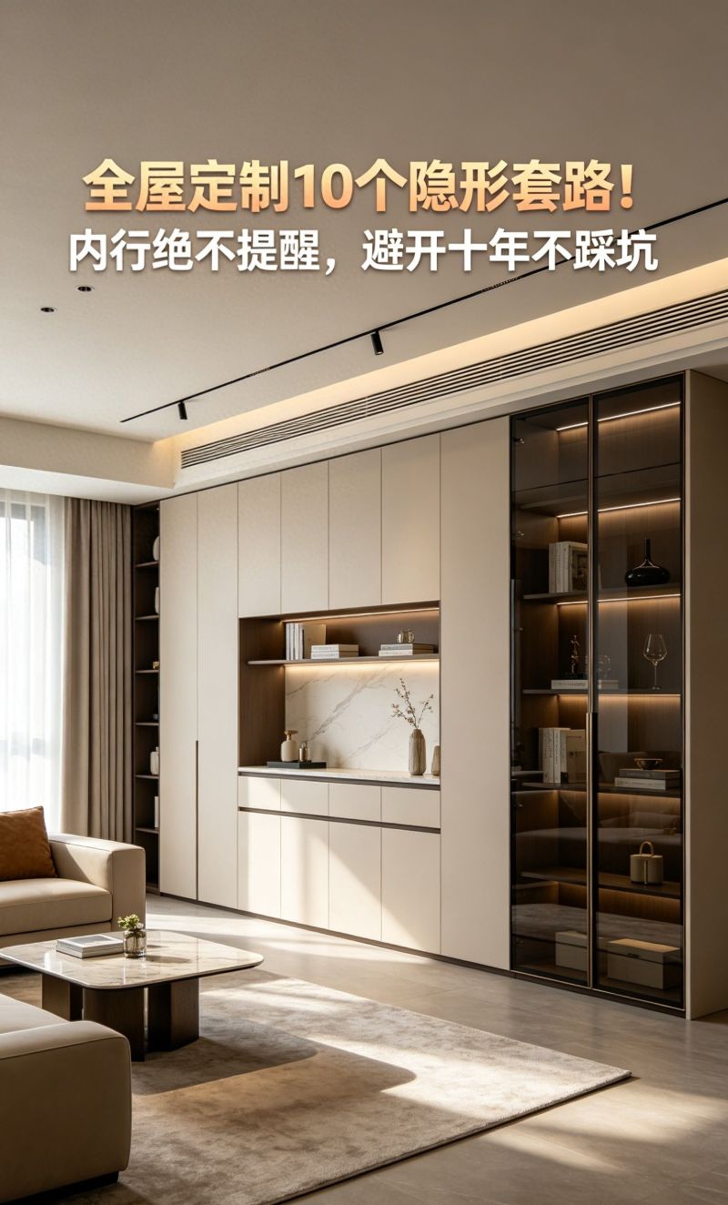 全屋定制10个隐形套路!内行绝不提醒,避开十年不踩坑 - 今日头条 全屋定制10个隐形套路!内行绝不提醒,避开十年不踩坑 - 家居知识